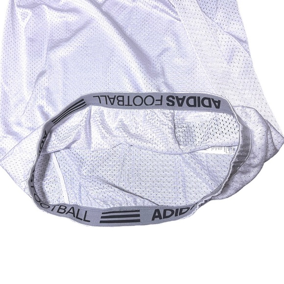 Adidas Climalite White Mesh Football Jersey Size Large L - Picture 5 of 5